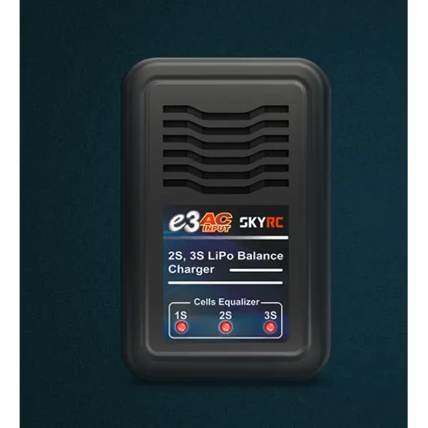 зарядне SkyRC e3 charger SK-100081, LiPo Liion 1-3S 11W 1,2A, від 220V від батарейки.com.ua