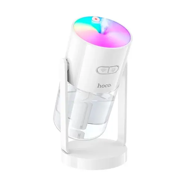 Зволожувач повітря HOCO HX34 нічник Starry sky humidifier White від батарейки.com.ua