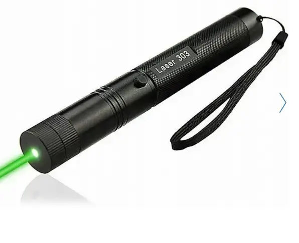 указка-лазер BL-303, зелений, зарядне від 220В, 18650 від батарейки.com.ua