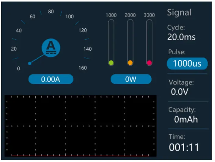 вимірювач потужності ToolkitRC WM150 TK30600 1-50V до 150А, TFT LCD), зображення 2