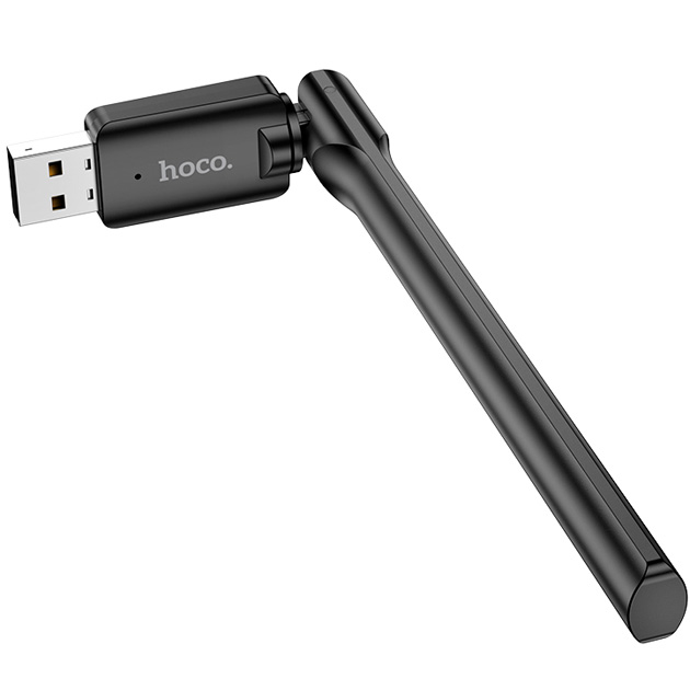 Wi-Fi адаптер HOCO HI32 USB to WiFi4 Black), зображення 4