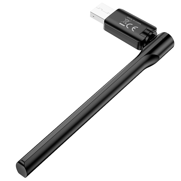 Wi-Fi адаптер HOCO HI32 USB to WiFi4 Black), зображення 5