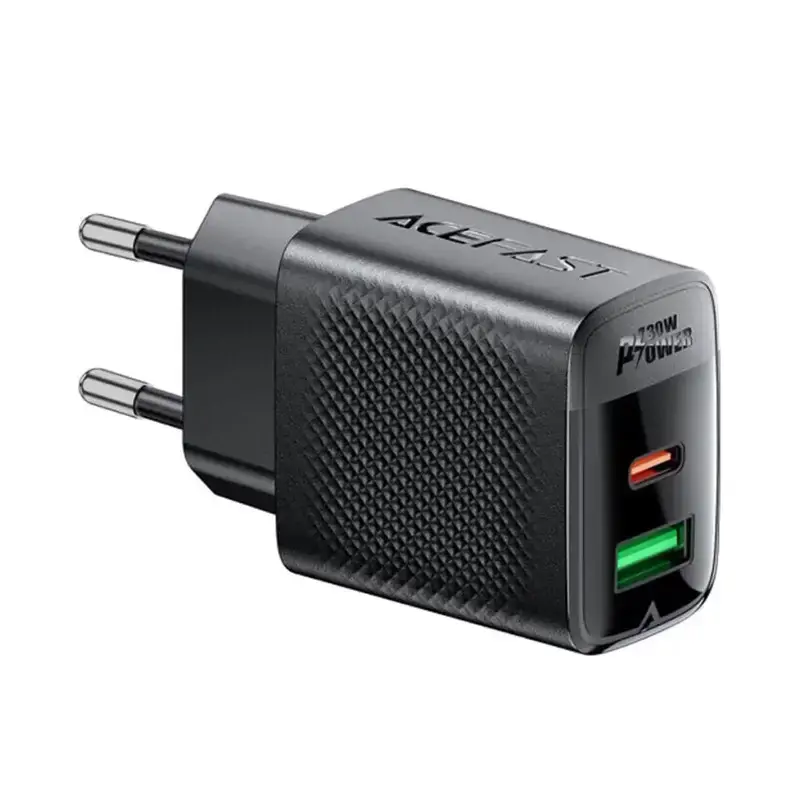 Зарядне ACEFAST A98 PD30W 1USB 1Type-C чорний), зображення 4
