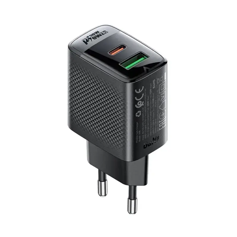 Зарядне ACEFAST A98 PD30W 1USB 1Type-C чорний), зображення 5