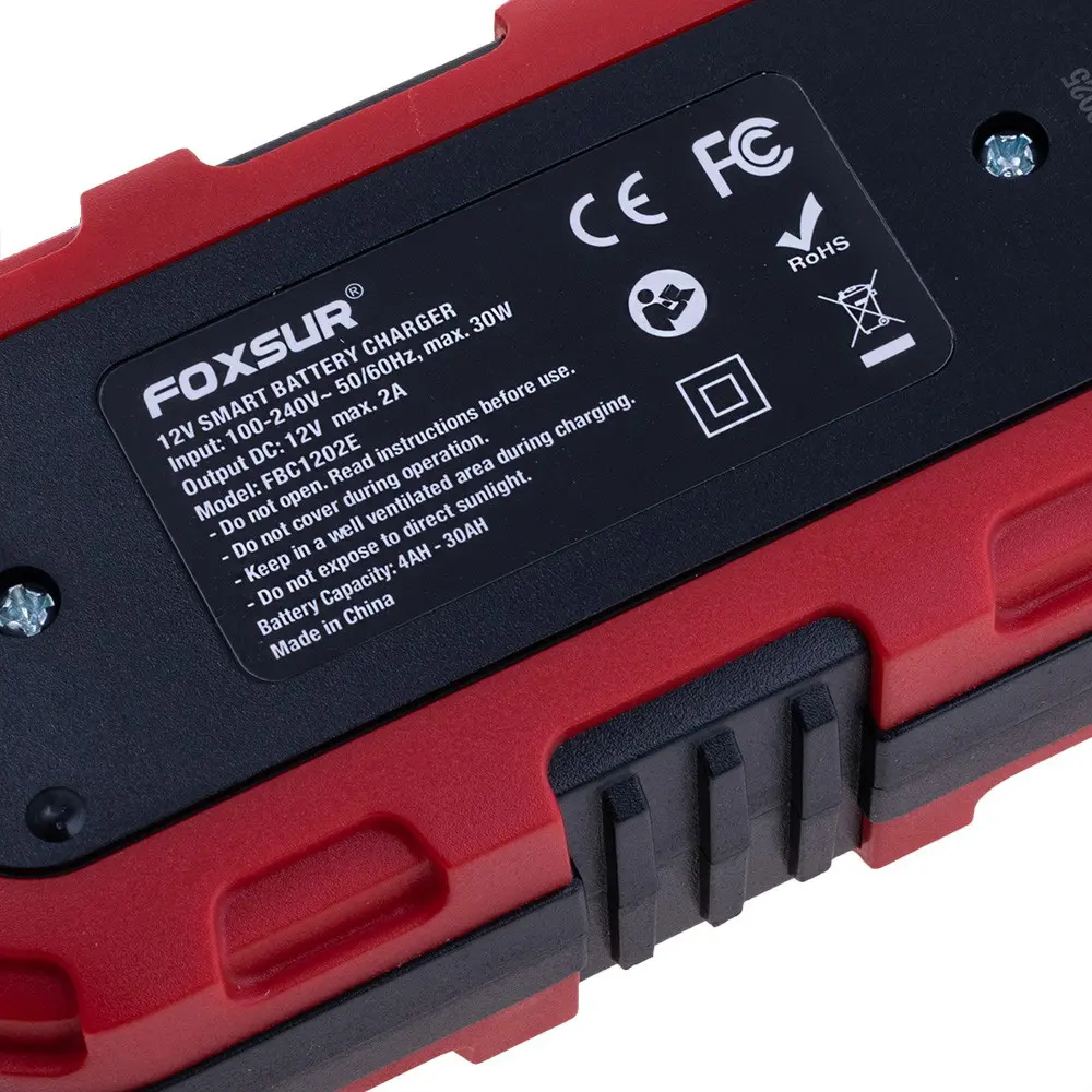 Зарядне для кислотних AGM, GEL, VRLA Foxsur FBC1202E 12V 2А), зображення 4