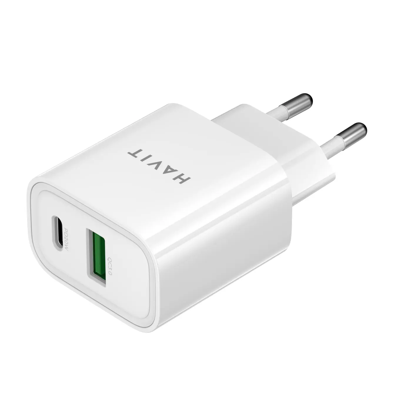 Зарядне HAVIT UC111 USB ype-C PD20W QC3.0 White), зображення 2
