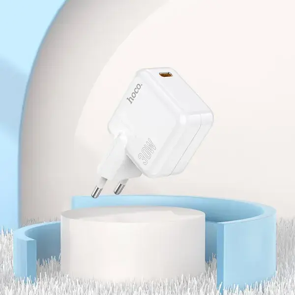Зарядне HOCO C112A PD30W 1USB QC3.0/3А білe), зображення 4