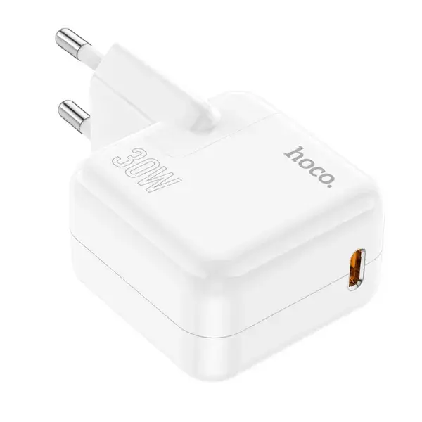 Зарядне HOCO C112A PD30W 1USB QC3.0/3А білe), зображення 8
