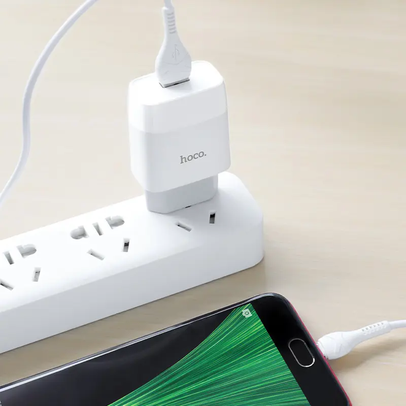 Зарядне HOCO C72A Glorious USB 2,1A White), зображення 3
