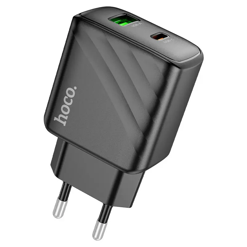 Зарядне HOCO CS23A PD30W Type-C 1USB PD30W з кабелем Type-C to Lightning чорне), зображення 12