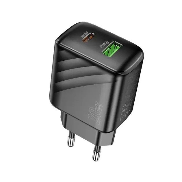 Зарядне HOCO CS25A 1Type-C 1USB PD30W чорне), зображення 8