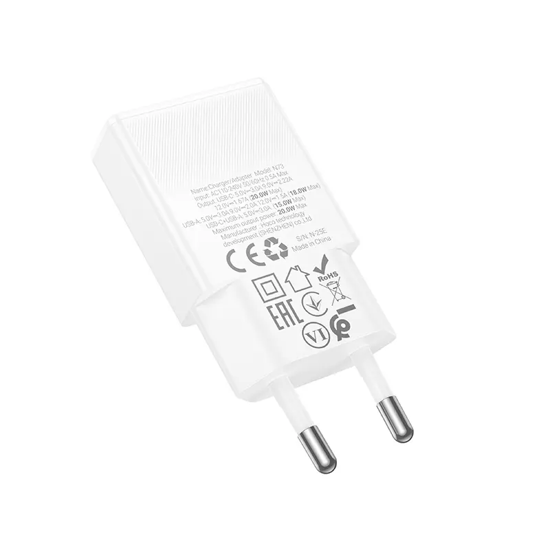 Зарядне HOCO N73 Type-C 1USB PD20W чорне), зображення 5
