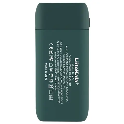 Зарядне powerbank LiitoKala Lii-MP2  2 канали, Li-Ion, 14500-21700, LCD, Type-C ), зображення 3